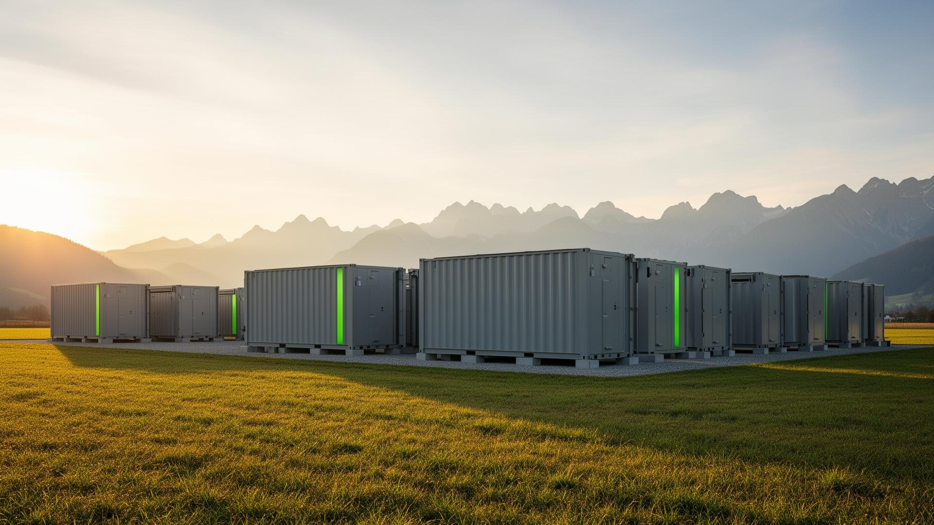 Industrieller Batteriespeicher BESS Österreich